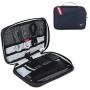 CATOREX Electronic Organizer Travel Universal Cable Accessories Case for Cable Organizer Electronics, Charger, Phone, USB, SD Card (Blue)