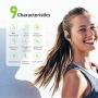 Letsfit Bluetooth Headphones IPX7 Waterproof 15Hrs Playtime Wireless Earbuds, Bluetooth 5.0 Running Headphones, HiFi Stereo in-Ear Earphones with Mic Noise Cancelling for Sports, Workout, Gym