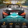 CarThree Backup Camera Night Vision HD 170 Degree Fisheye Lens Car Rear View Parking Camera Waterproof Reverse Auto Back Up Car Backing Camera for All Vehicles