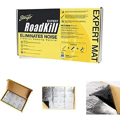 Stinger RKX36B Roadkill Expert Series Sound Damping Material Bulk Pack (Silver)