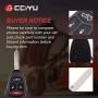 cciyu 2PCS Uncut 4 Buttons Keyless Entry Remote Fob Case Replacement for for D odge Charger Dakota Durango Magnum, for for J eep Commander Grand Cherokee, for C hrysler 300 (OHT692713AA KOBDT04A)