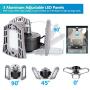 Led Garage Lights 2-Packs, 60w 6000 Lumens Deformable Triple Glow Garage Lighting with 3 Adjustable Led Panels, E26 Ceiling Light Led Shop Lights for Garage Warehouse Basement Workshop and Yard