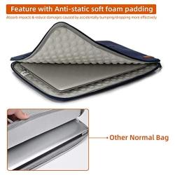KINGSLONG 15 15.6 Inch Laptop Sleeve Case Bag, Slim Lightweight Laptop Computer Notebook Ultrabooks Carrying Case Handbag Cover for Men Women Fit for Acer Dell Lenovo HP Toshiba ect, Blue