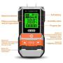 [Upgrade] Wood Moisture Meter, Dr.meter 2 in 1 Pin & Pinless Multifunctional Firewood/Wall/Building/Furniture Humidity Water Detector, Pin-type & Scanner Wood Moisture Tester