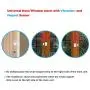 Tritace Universal Door/Window Alarm with Vibration and Magnet Sensor - Pool Door Alarm with Loud 120db Ring - Security Systems for Sliding, Glass, Main Entrance - With Extra 15 LR 44 Spare Batteries