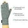 Vive Arthritis Gloves - Men, Women Rheumatoid Compression Hand Glove for Osteoarthritis- Arthritic Joint Pain Relief - Carpal Tunnel Wrist Support - Open Finger, Fingerless Thumb for Computer Typing