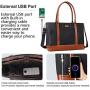 Woman Laptop Tote Bag,USB Teacher Bag Large Work Bag Purse Fits 17 in Laptop Woman Laptop Tote Bag,USB Teacher Bag Large Work Bag Purse Fits 17 in Laptop