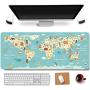 31.5x11.8 Inch Non-Slip Rubber Extended Large Gaming Mouse Pad with Stitched Edges Computer Keyboard Mouse Mat PC Accessories? (Animal Zoo)