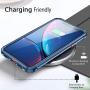 iPhone XR Case with [ Screen Protector Tempered Glass x2Pack] SUPBEC Protective Phone Cover with Silicone PC+TPU Shockproof Rubber Heavy Duty Case for iPhone XR Cases-Clear Blue