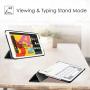 Fintie Case for New iPad 8th Gen (2020) / 7th Generation (2019) 10.2 Inch - Lightweight Slim Shell Standing Hard Back Cover with Auto Wake/Sleep Feature, Black