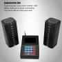 Tangxi Restaurant Pager System, Wireless Calling System,Long Range Paging System with 20 Coaster Pagers and 1 Numeric Keyboard Transmitter for Restaurant Clinic Church Cafe Shop(US 100-240V)
