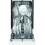 Danby 18 Inch Built in Dishwasher, 8 Place Settings, 6 Wash Cycles and 4 Temperature + Sanitize Option, Energy Star Rated with Low Water Consumption and Quiet Operation - White (DDW1804EW)