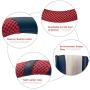 BOKIN Steering Wheel Cover Microfiber Leather Viscose, Breathable, Anti-Slip, Odorless, Warm in Winter Cool in Summer, Universal 15 Inches (Red)