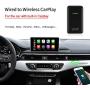 Carlinkit Wired to Wireless Carplay Adapter/for Audi Volvo Porsche Volkswagen Hyundai/Cars with Factory Wired Carplay,Wired to Wireless CarPlay Function,Support ios13 14,Online Upgrade Adapter.