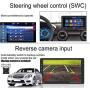 Camecho Car Stereo with Bluetooth Single Din 9 Touch Screen D-Play Universal Car Multimedia Player FM Radio Receiver with TF/USB Support Mirror Link for iOS/Android Phone+Rear View Camera