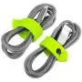 ELFRhino Cord Organizer Cable Straps Clips Wire Ties Charging Cord Power Cord Earphone Headphone Wrap Winder Holder Keeper Manager Management(Set of 3, Green) ELFRhino Cord Organizer Cable Straps Clips Wire Ties Charging Cord Power Cord Earphone Headphone Wrap Winder Holder Keeper Manager Management(Set of 3, Green)