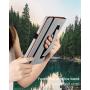 DTTO iPad Mini 4 Case, Premium Leather Folio Stand Cover Case with Multi-Angle Viewing and Auto Wake-Sleep Function, Front Pocket for Apple iPad Mini 4 - Brown