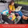 Lusso Gear Car Seat Organizer for Front or Backseat - Great for Adults & Kids, Features 9 Storage Compartments for Toys, Magazines, Tissues, Maps, Books, Documents, Games & More