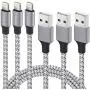 TAKAGI iPhone Charger, Lightning Cable 3Pack 6FT Nylon Braided Fast Charging High Speed Data Sync Transfer Cord Power Connector Compatible with iPhone 12 11 Pro Max XS XR X 8 7 Plus for iPad