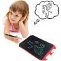 JRD&BS WINL Writing Tablet for Birthday Gift,Kids Toy 8.5 Colorful Electronic Writings Pads Drawing Board Gifts for Kids Office Blackboard-Erase Button Lock Included(Red-CS)