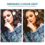 Neewer Bi-Color Dimmable 3200K-5600K Photo Studio Light Box 20 Inches Shooting Light Tent Foldable Portable Professional Booth Table Top Photography Lighting Kit 120 LED Lights 4 Color Backdrops