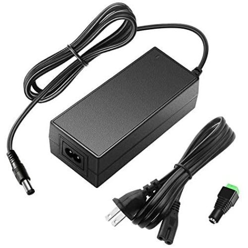 SHNITPWR 12V 5A 60W Power Supply Adapter AC DC Converter 100V~240V to 12 Volt 5 Amp Transformer 5.5x2.5mm Plug for 5050 3528 LED Strip Light 3D Printer LED Driver CCTV Security System LCD Monitor