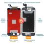 for iPhone 6S Screen Replacement Black,Drscreen LCD Touch Digitizer Complete Display for A1633, A1688, A1700,with Home Button Proximity Sensor Ear Speaker Front Camera Screen Protector and Repair Tool