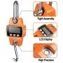 RoMech 660lb Digital Hanging Scale with Cast Aluminum Case, Handheld 300Kg Mini Crane Scale with Hooks for Farm Hunting Fishing Outdoor (Orange) RoMech 660lb Digital Hanging Scale with Cast Aluminum Case, Handheld 300Kg Mini Crane Scale with Hooks for Farm Hunting Fishing Outdoor (Orange)
