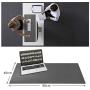 Leather Desk Pad Premium Extended Mouse Mat for Home Office - Non-Slip Vegan Leather Desk Protector 35.5''x15.5''(Dark Grey)