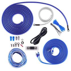 Skar Audio 4 Gauge OFC Complete Amplifier Installation Wiring Kit, SKAR4ANL-OFC