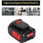 2PACK 6.0Ah 20 Volt DCB205 Battery Lithium-ion Replacement for Dewalt 20V Battery DCB200 DCB206 DCB206-2 DCB204 DCB204BT-2 DCB203 DCB201 DCB205-2 DCB180 DCD985B DCD771C2 DCS355D1 DCD790B