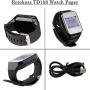 Retekess TD108 Wireless Caregiver Pager,Wrist Pager,Smart Call System,7 Prompt Modes,1 Receiver,2 Waterproof Call Button for Hospital,Clinic,Home
