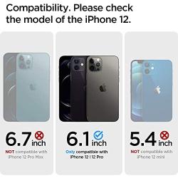 Spigen Liquid Air Armor Designed for iPhone 12 / Designed for iPhone 12 Pro Case (2020) - Navy Blue