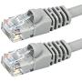 Monoprice 0.5FT 24AWG Cat6 550MHz UTP Ethernet Bare Copper Network Cable - Gray
