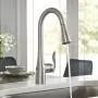 Moen 7594EWSRS Arbor Motionsense Wave Sensor Touchless One-Handle Pulldown Kitchen Faucet Featuring Power Clean , Spot Resist Stainless