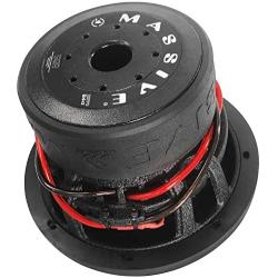 Car Subwoofer by Massive Audio HIPPO84V2 – 8 Inch Car Audio 500 Watt Hippo Series Competition Subwoofer, Dual 4 Ohm, 2.5 Inch Voice Coil, Sold Individually