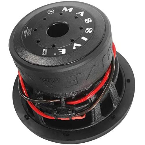 Car Subwoofer by Massive Audio HIPPO84V2 – 8 Inch Car Audio 500 Watt Hippo Series Competition Subwoofer, Dual 4 Ohm, 2.5 Inch Voice Coil, Sold Individually