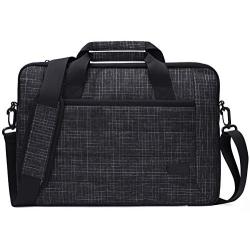 Procase 11-12.9 Inch Sleeve Case Bag Compatible for Tablet Laptop Ultrabook MacBook Chromebook Surface Pro X Notebook Acer Asus Dell HP Lenovo Galaxy with Handle Carrying Shoulder Strap -Black Plaid