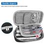 ProCase Pencil Bag Pen Case, Big Capacity Students Stationery Pouch Holder Desk Organizer with Zipper for Pens Pencils Highlighters Gel Pen Markers School Supplies Students Office Clerks –Black