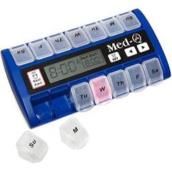 MED-Q Digital Pill Box, Single Beep Alarm and LED Alert