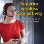 Jabra Evolve 65 MS Wireless Headset, Stereo – Includes Link 370 USB Adapter – Bluetooth Headset with Industry-Leading Wireless Performance, Advanced Noise-Cancelling Microphone, All Day Battery