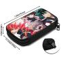 Hxuedan Eijiro Kirishima The Data Cable Storage Bag is A Portable and Independent Design SuitableVFor Travelers to Place The Data Cable, Earphone and Electronic Product Data Cable Storage Bag