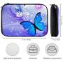 Butterfly Electronic Organizer Compact Travel Cable Organizer Bag Pouch