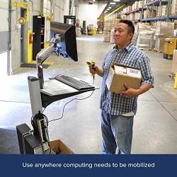 Ergotron - Neo-Flex LCD Cart - for Mobile Computing – 16.5 Inches, Grey