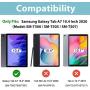 [2 Pack] ProCase Galaxy Tab A7 10.4 2020 Screen Protector T500 T505 T507, Tempered Glass Screen Film Guard for 10.4 Inch Galaxy Tab A7 2020 Tablet SM-T500 SM-T505 SM-T507