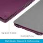 Fintie Keyboard Case for Samsung Galaxy Tab S6 10.5'' 2019 (Model SM-T860/T865/T867), [Patented S Pen Slot Design] Folio Stand Cover with Removable Wireless Bluetooth Keyboard, Purple