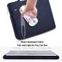 ZINZ Laptop Sleeve 15 15.6 16 Inch Case Briefcase, Compatible MacBook Pro 16 15.4 inch, Surface Book 2/1 15'' Super Slim Spill-Resistant Handbag for Most Popular 15''-16'' Notebooks, Blue