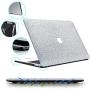 B BELK MacBook Pro 16 Inch Case 2021 2020 2019 Release A2141, Sparkly PU Leather Crystal Smooth Slim Hard Case with Keyboard Cover Compatible with Apple MacBook Pro 16 with Touch Bar & Touch ID