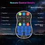 Galaxy Star Night Light Projector, 3 in 1 Starry Projector with Bluetooth Speaker&Remote Control for Bedroom Ceiling, Skylight Projector with Timer Kids Adults Gift, Sync to Music, Nebular Ocean Wave