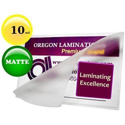 Oregon Lamination Hot Laminating Pouches Letter (Pack of 100) 10 Mil 9 x 11-1/2-inch Matte/Matte